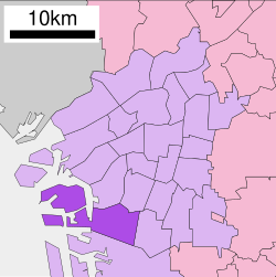 Suminoe-ku in Osaka City